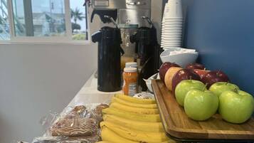 Free daily on-the-go breakfast