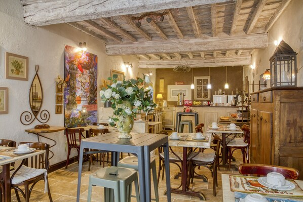 Daily buffet breakfast (EUR 12 per person)