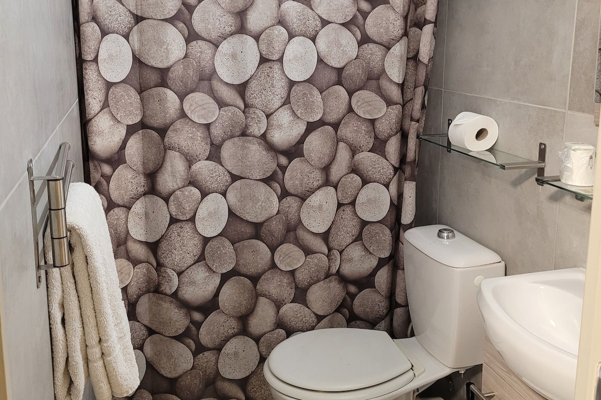 Stüdyo | Banyo | Duş, ücretsiz banyo/kozmetik ürünleri, havlu