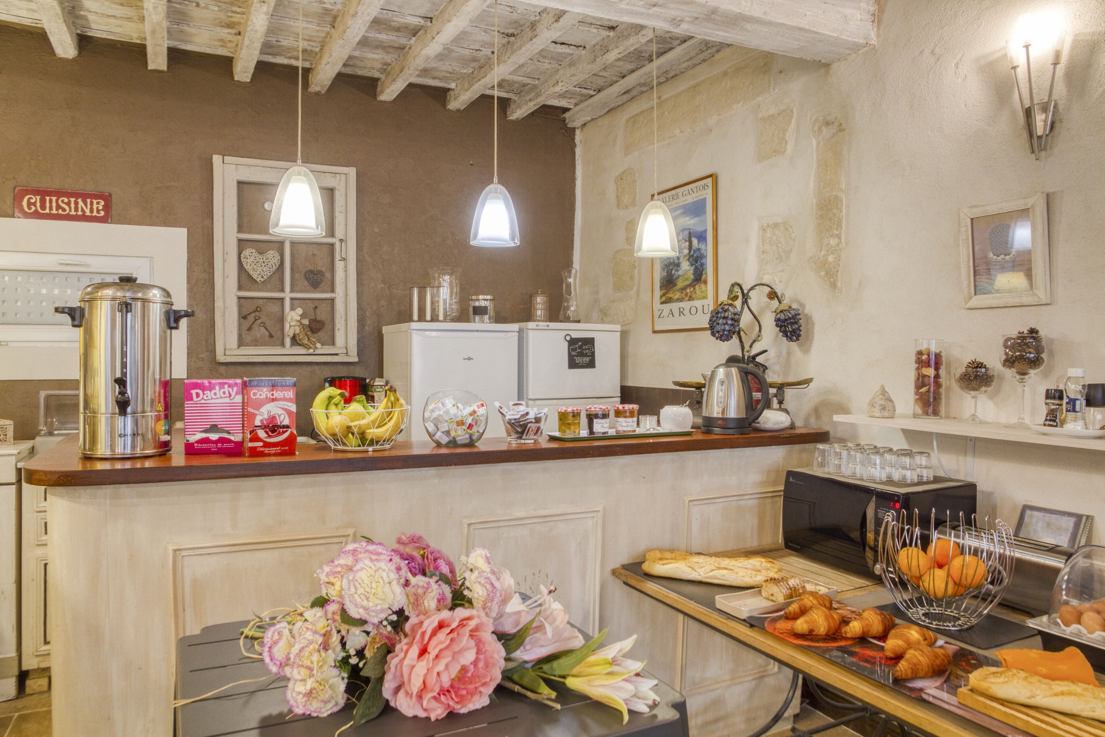 daily buffet breakfast (eur 12 per person)