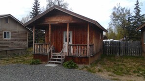 Front of property – evening/night - All Seasons Campground & Cabins (Ninilchik)