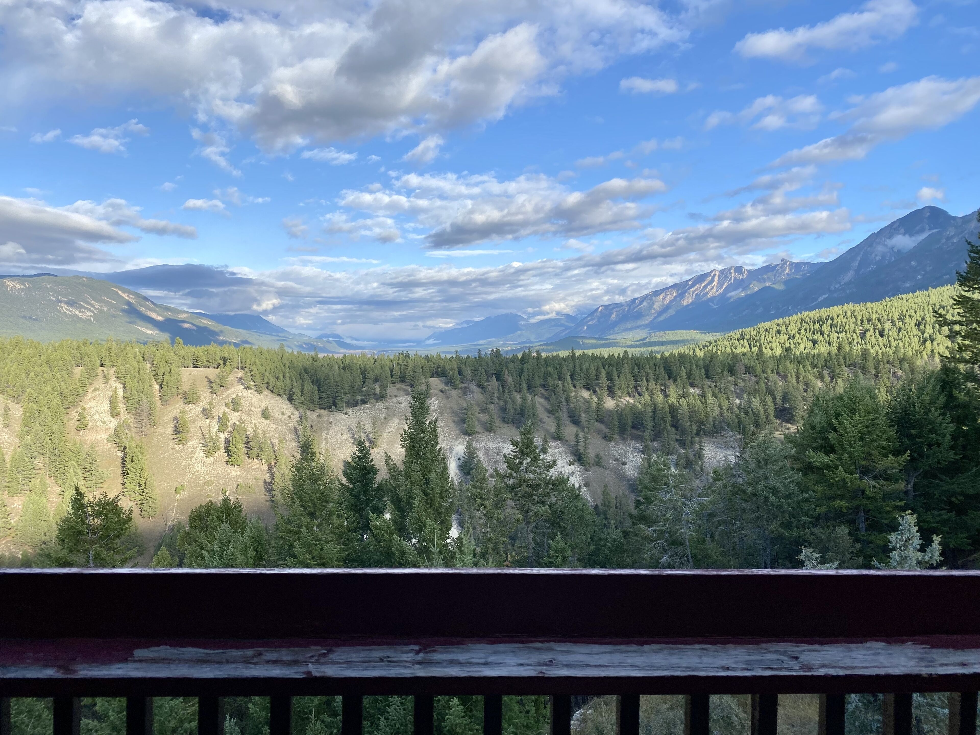 Vue sur les montagnes