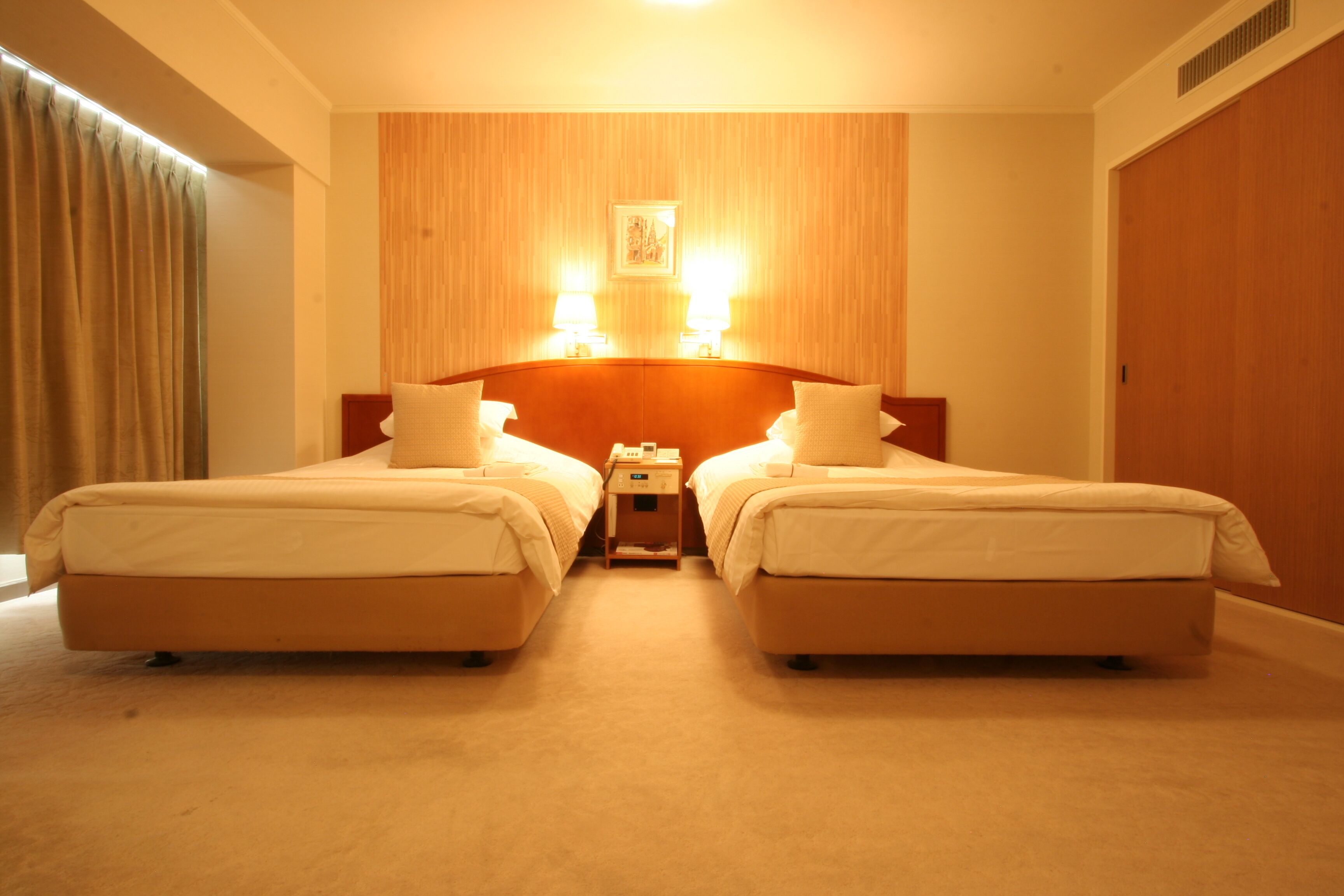 deluxe twin room, 2 single beds, non smoking | desk, iron/ironing board, free wifi