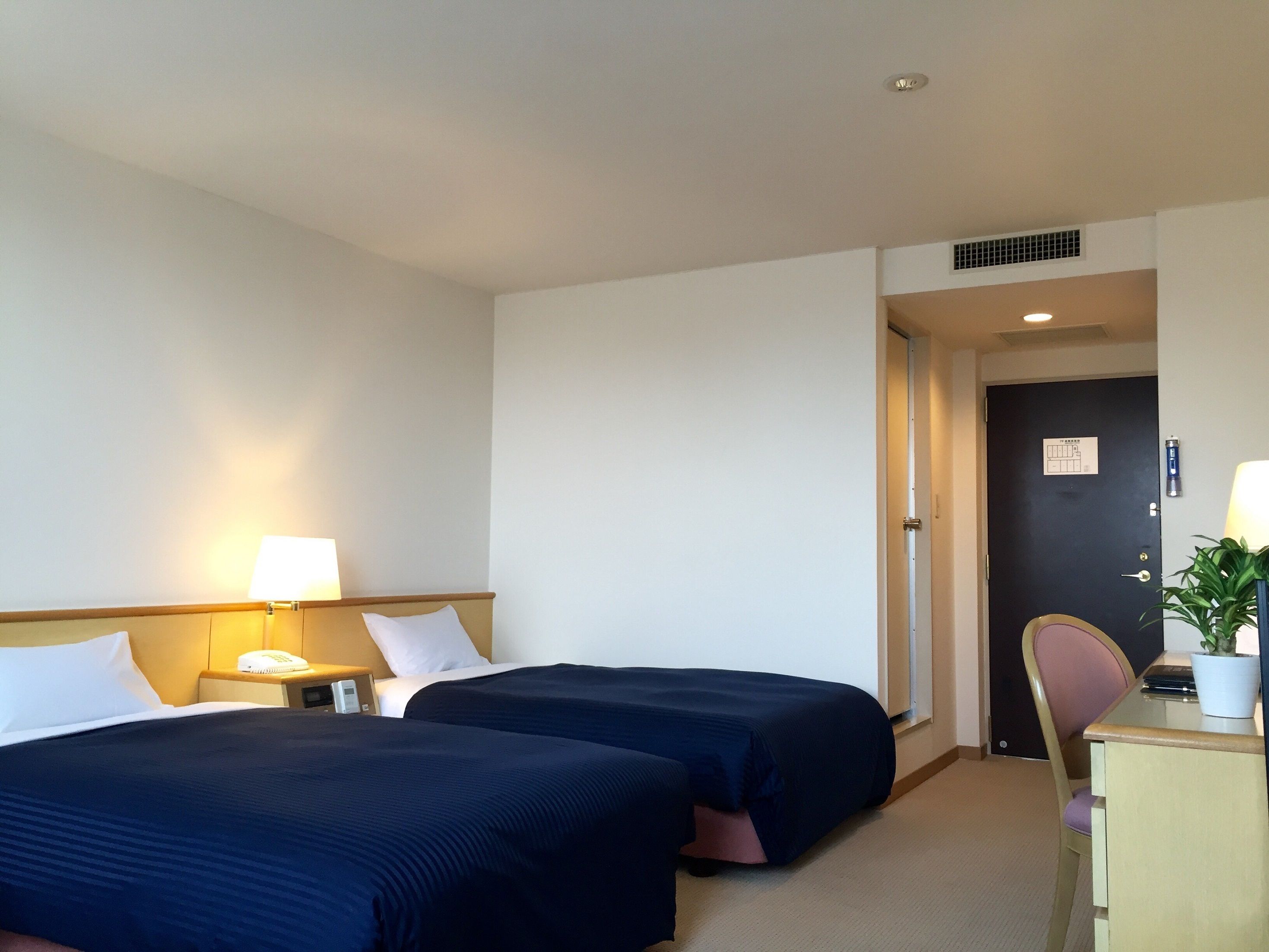 deluxe twin room, non smoking | desk, laptop workspace, iron/ironing board, free wifi