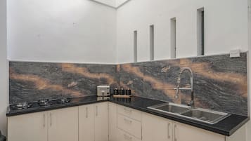 Luxury Villa, 5 Bedrooms, Private Pool | Private kitchen | Full-size fridge, microwave, oven, stovetop