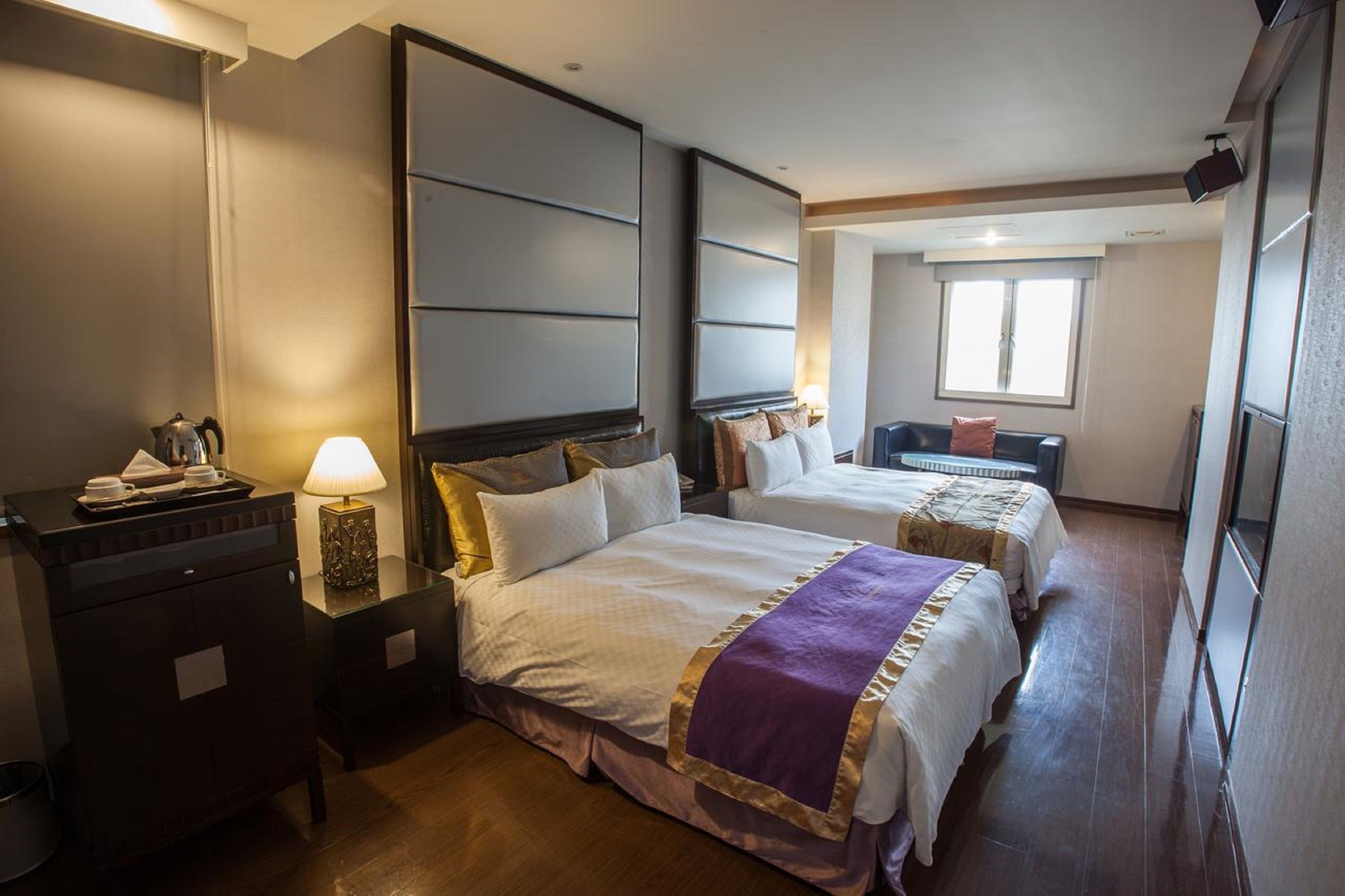 superior quadruple room | premium bedding, desk, free cots/infant beds, free wifi