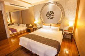 Deluxe Quadruple Room | Premium bedding, desk, free cots/infant beds, free WiFi - Spring Breeze Motel (Hualien City)