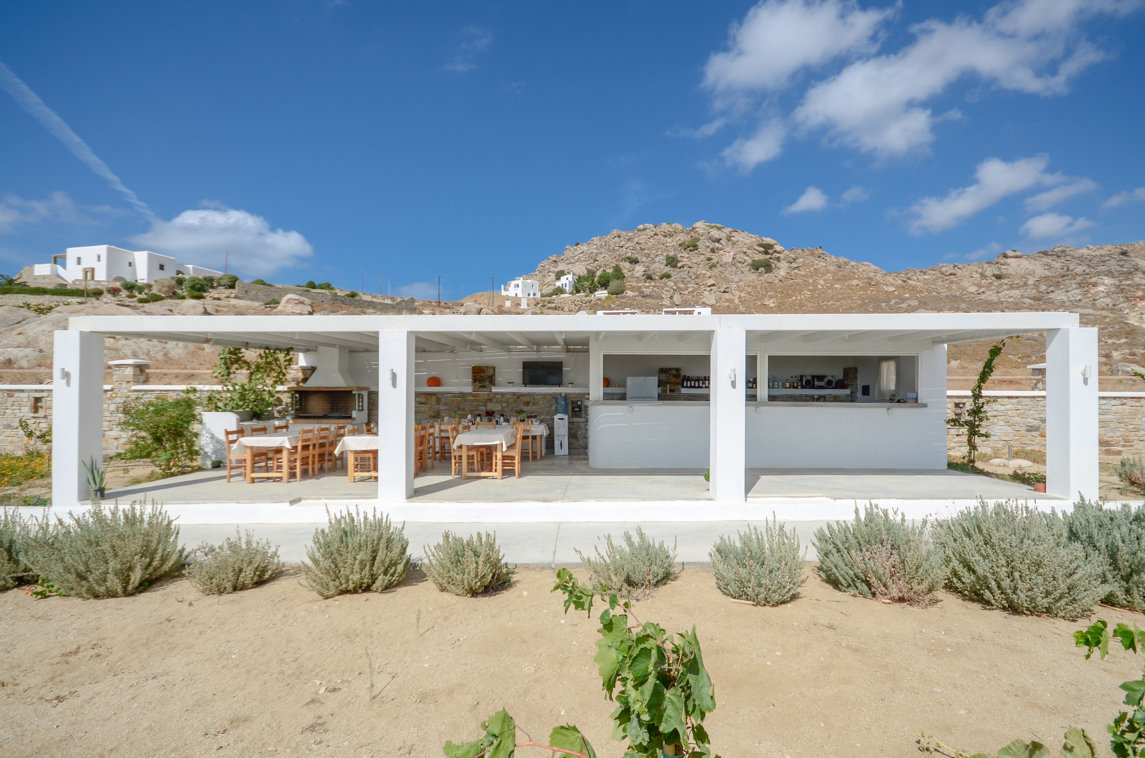 Voorkant van accommodatie