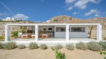 Voorkant van accommodatie