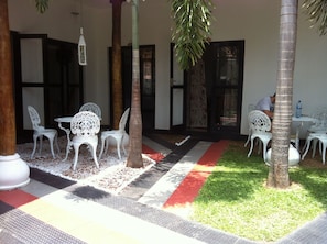 Interior entrance