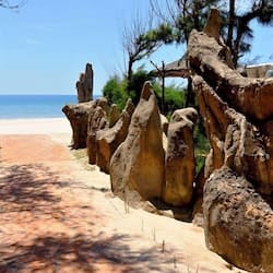 Private beach