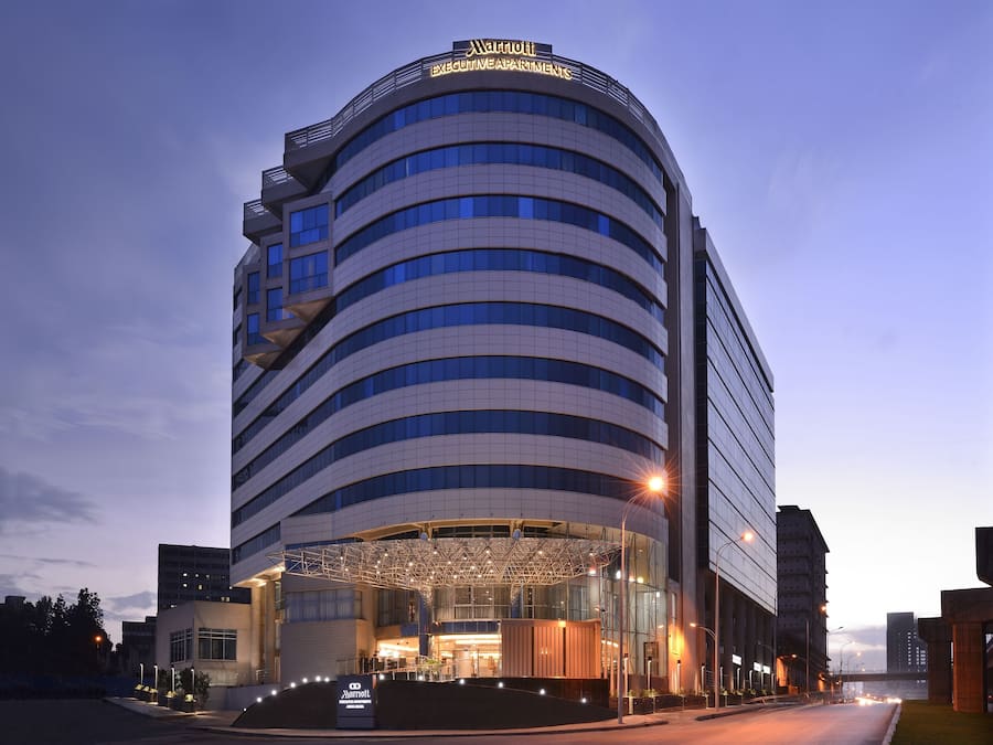 Front of property - evening/night