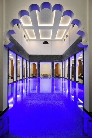 Indoor pool, seasonal outdoor pool