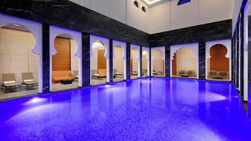 Indoor pool, seasonal outdoor pool