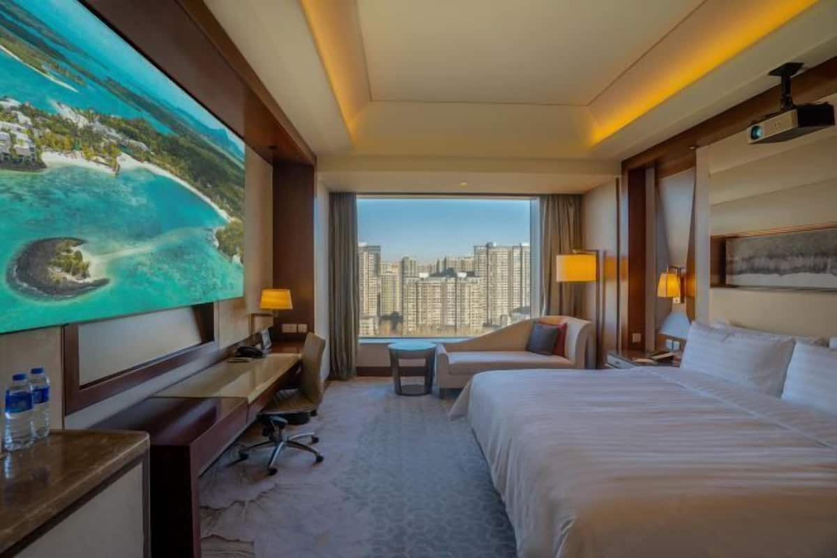 Literie de qualité supérieure, couette en duvet d'oie, minibar