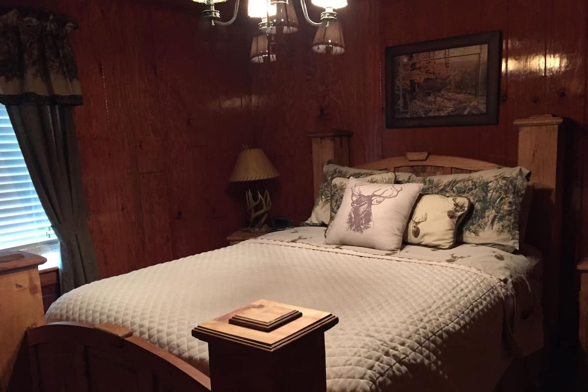 Standard-Ferienhütte, 2 Schlafzimmer, Whirlpool, Seeseite