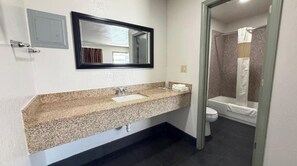 Combined shower/tub, towels - Budget Inn By Hotel O Ada OK (Ada)