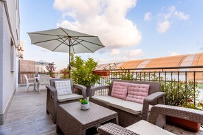 Suite, 1 Schlafzimmer, Balkon | Blick vom Balkon