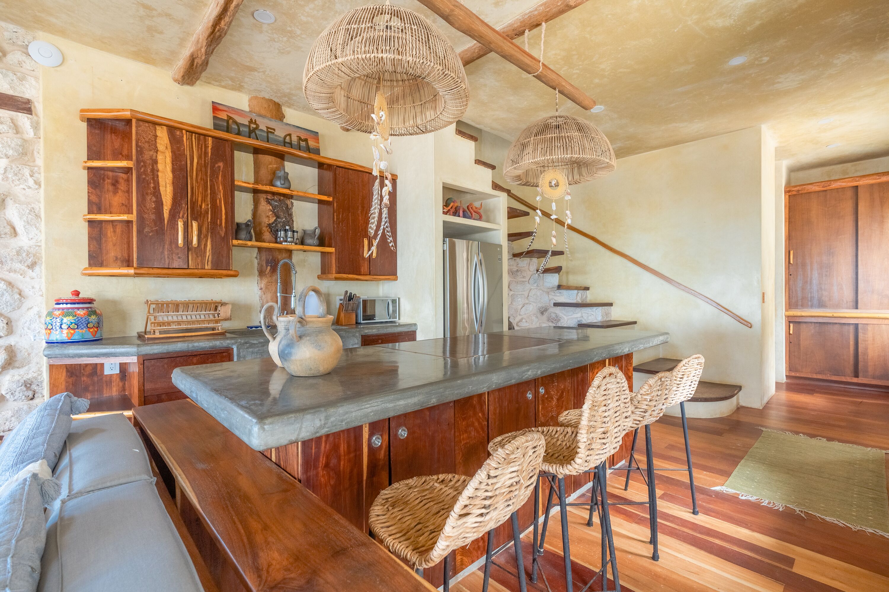 panoramic villa, 2 bedrooms, ocean view | private kitchen