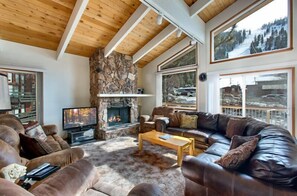 Ferienhütte, 4 Schlafzimmer | Wohnbereich