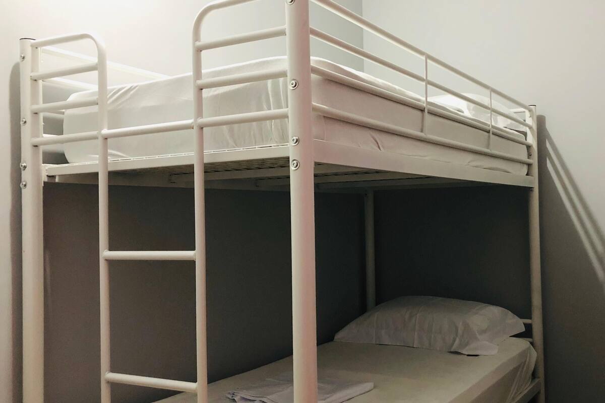 1 bedroom, hypo-allergenic bedding, pillowtop beds, iron/ironing board