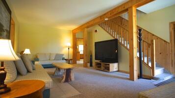 30-inch LED TV with digital channels, DVD player