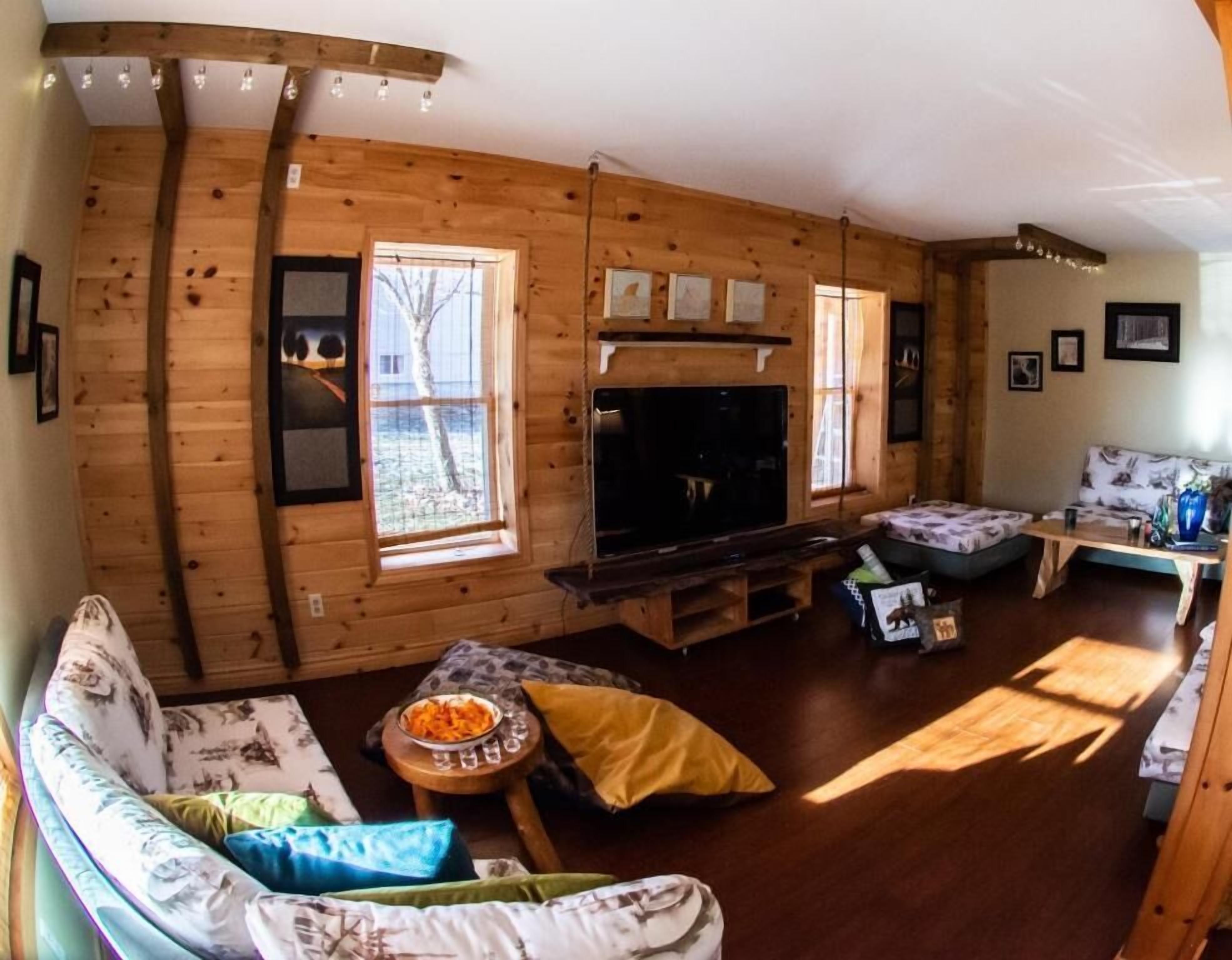 30-inch LED TV with digital channels, DVD player