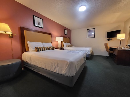 Room, 2 Queen Beds | Desk, laptop workspace, iron/ironing board, free WiFi