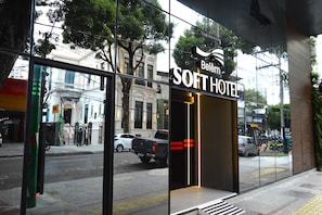 Façade de l’hébergement