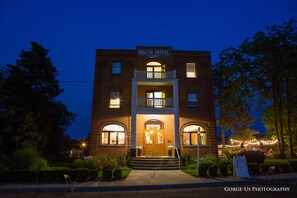 Front of property – evening/night