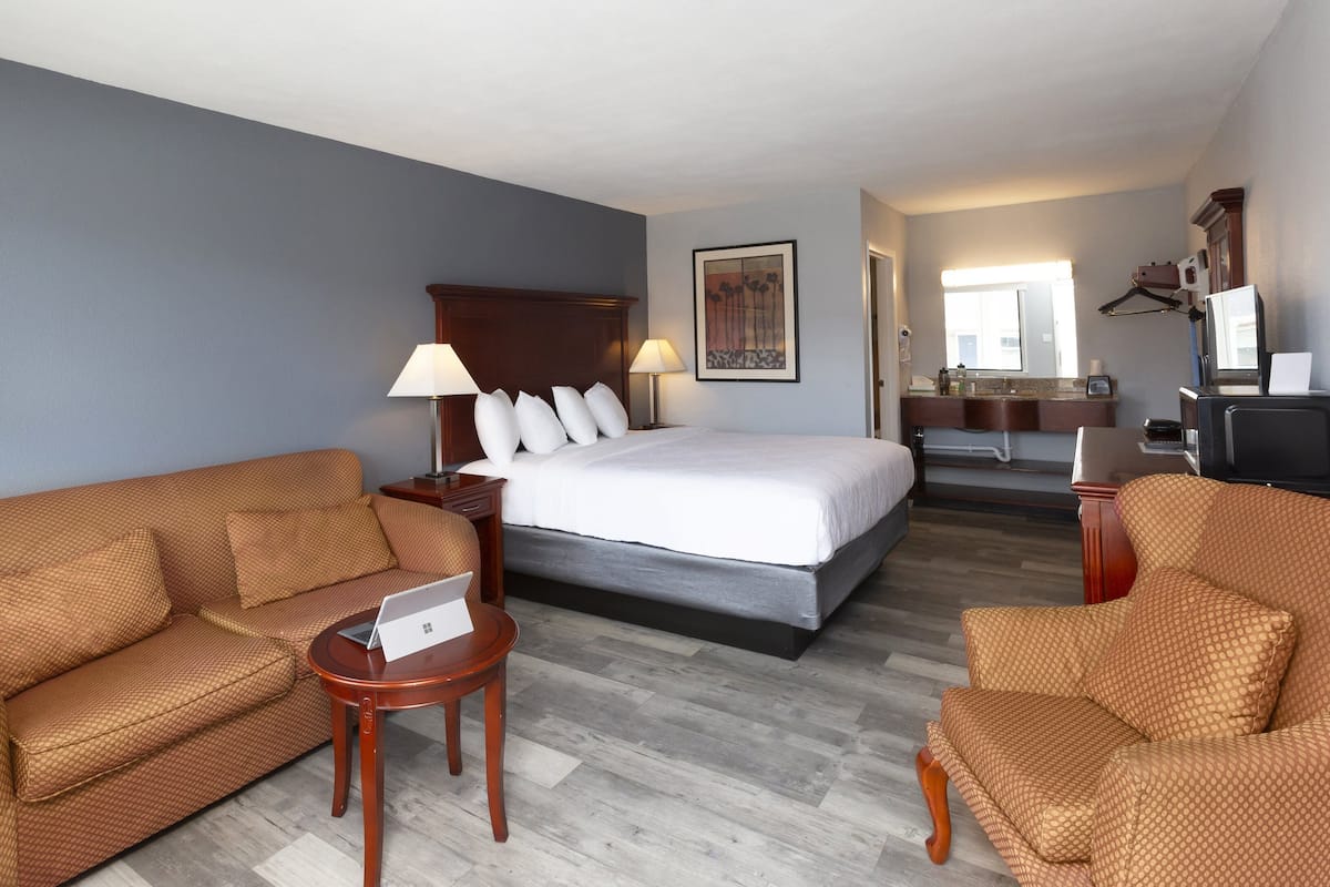 Room, 1 King Bed, Non Smoking | 1 bedroom, premium bedding, blackout drapes, soundproofing