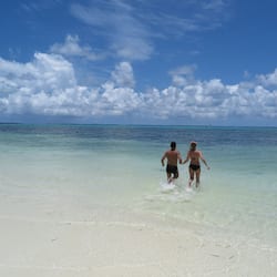 Private beach, white sand, free beach shuttle, sun-loungers
