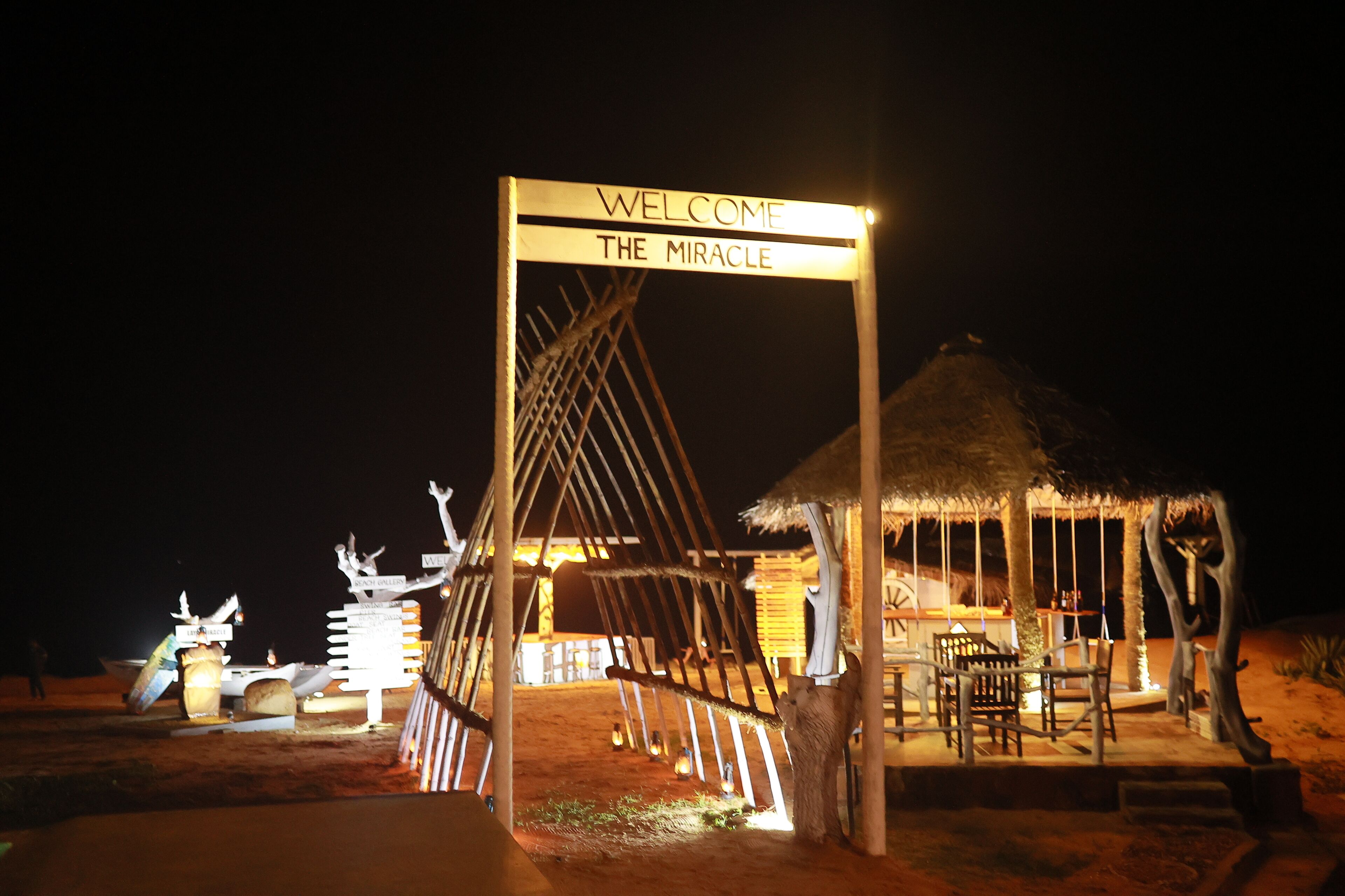 on the beach, white sand, sun-loungers, beach umbrellas