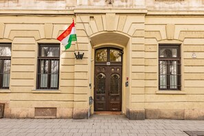 Fassade der Unterkunft