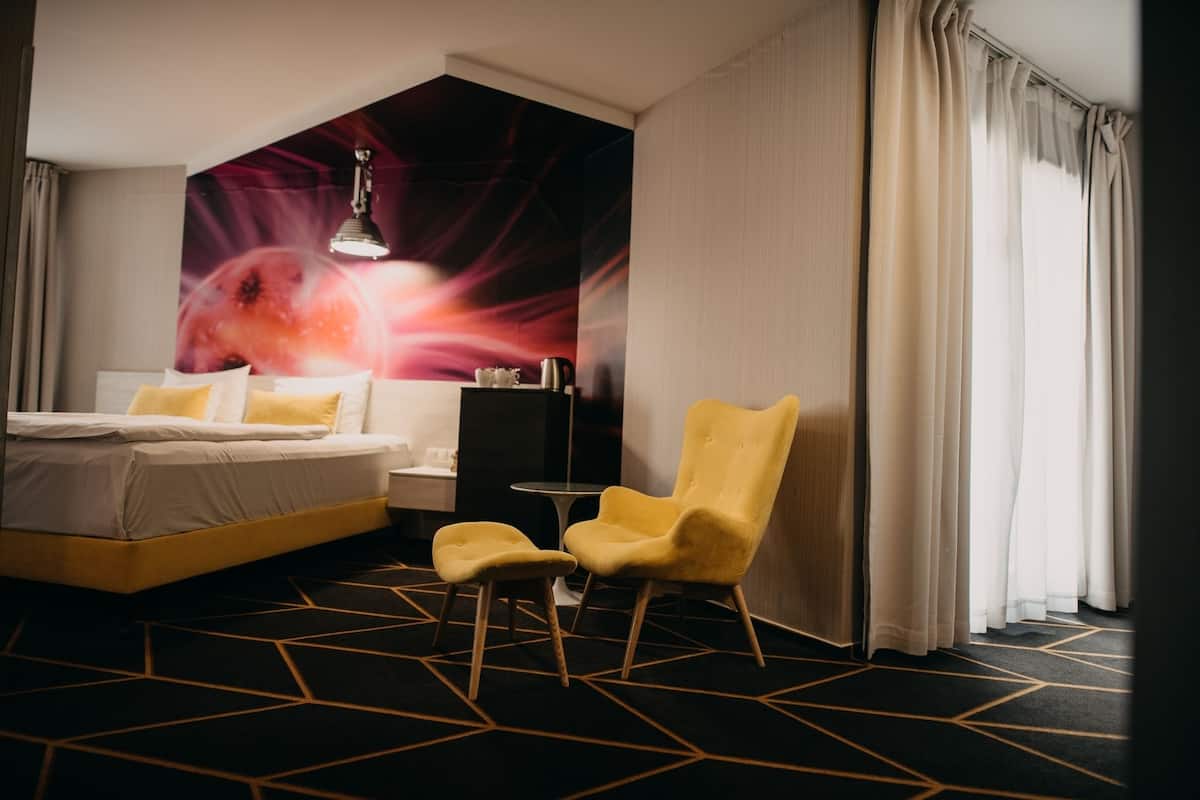 Phòng Suite dành cho gia đình | Bộ đồ giường kháng dị ứng, két bảo mật tại phòng, màn/rèm cản sáng 