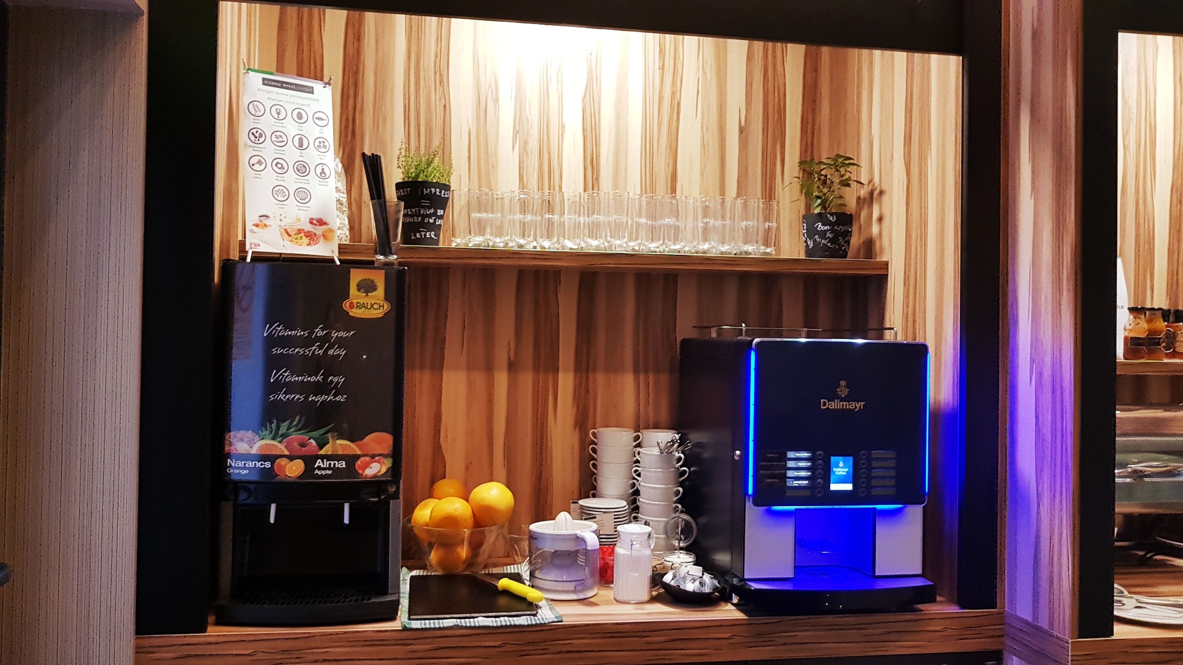 daily buffet breakfast (eur 15 per person)