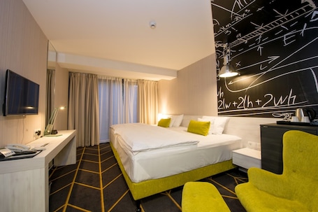 1 habitación y ropa de cama hipoalergénica