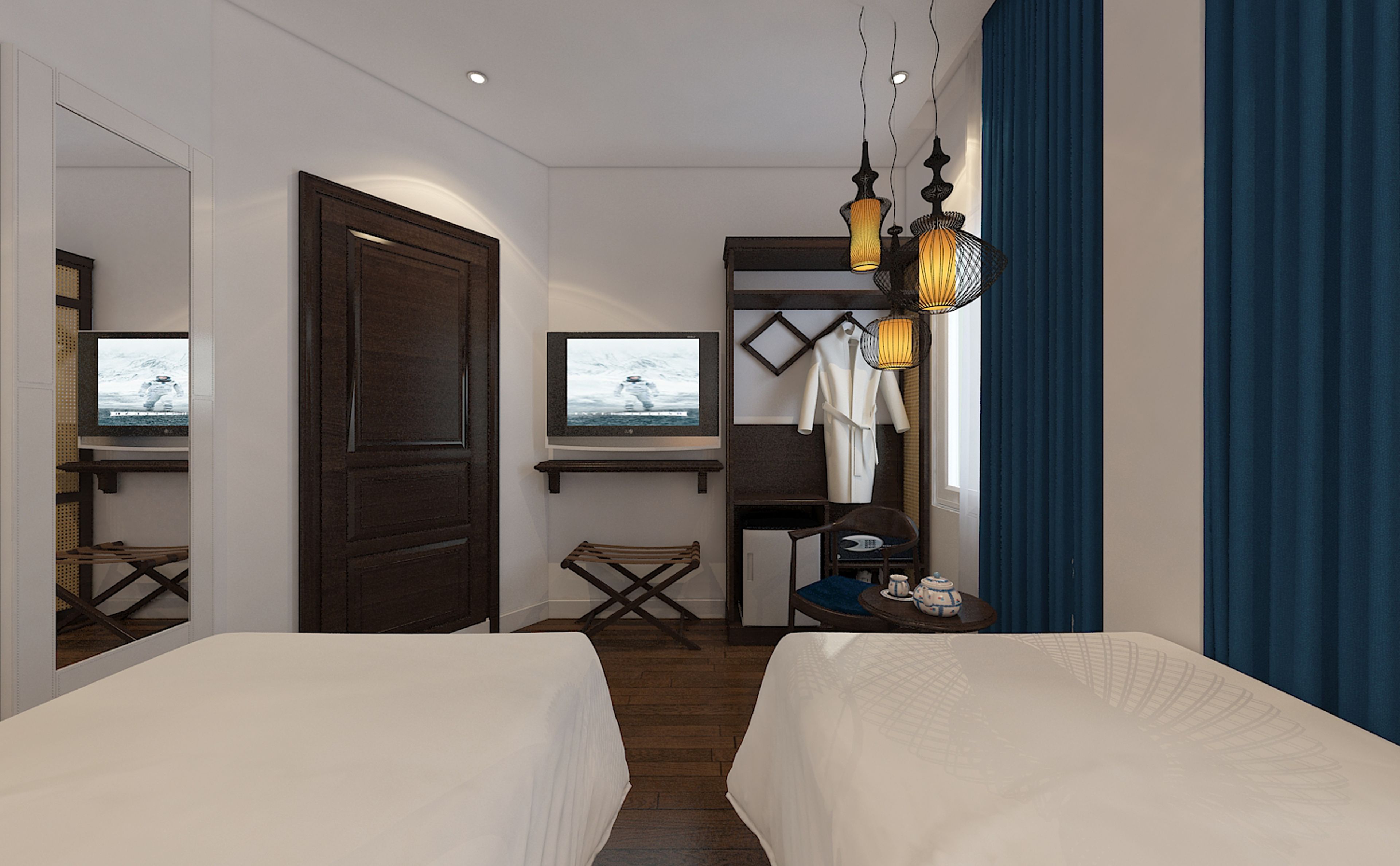 minibar, in-room safe, individually decorated, desk