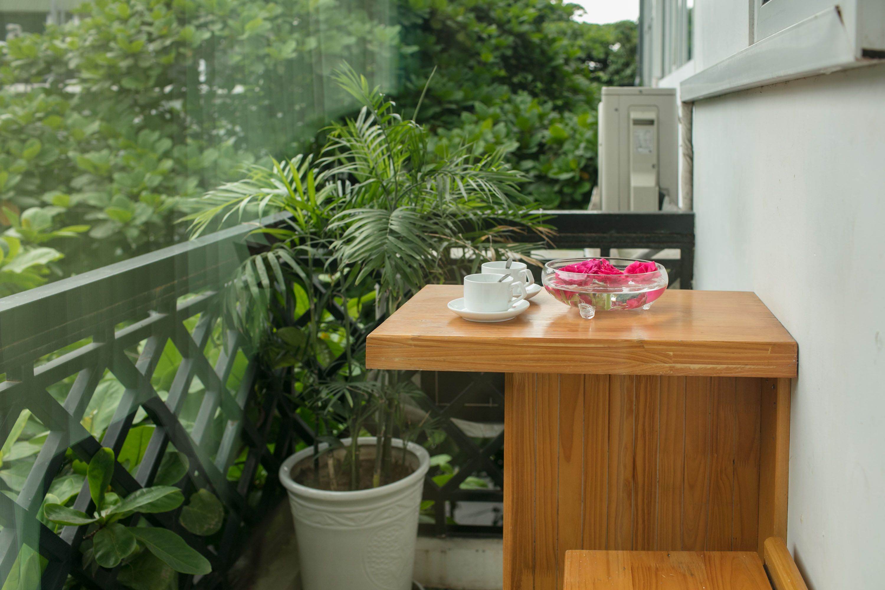 premium double or twin room, non smoking, balcony | balcony