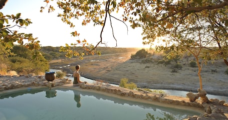 Outdoor pool. Meno A Kwena