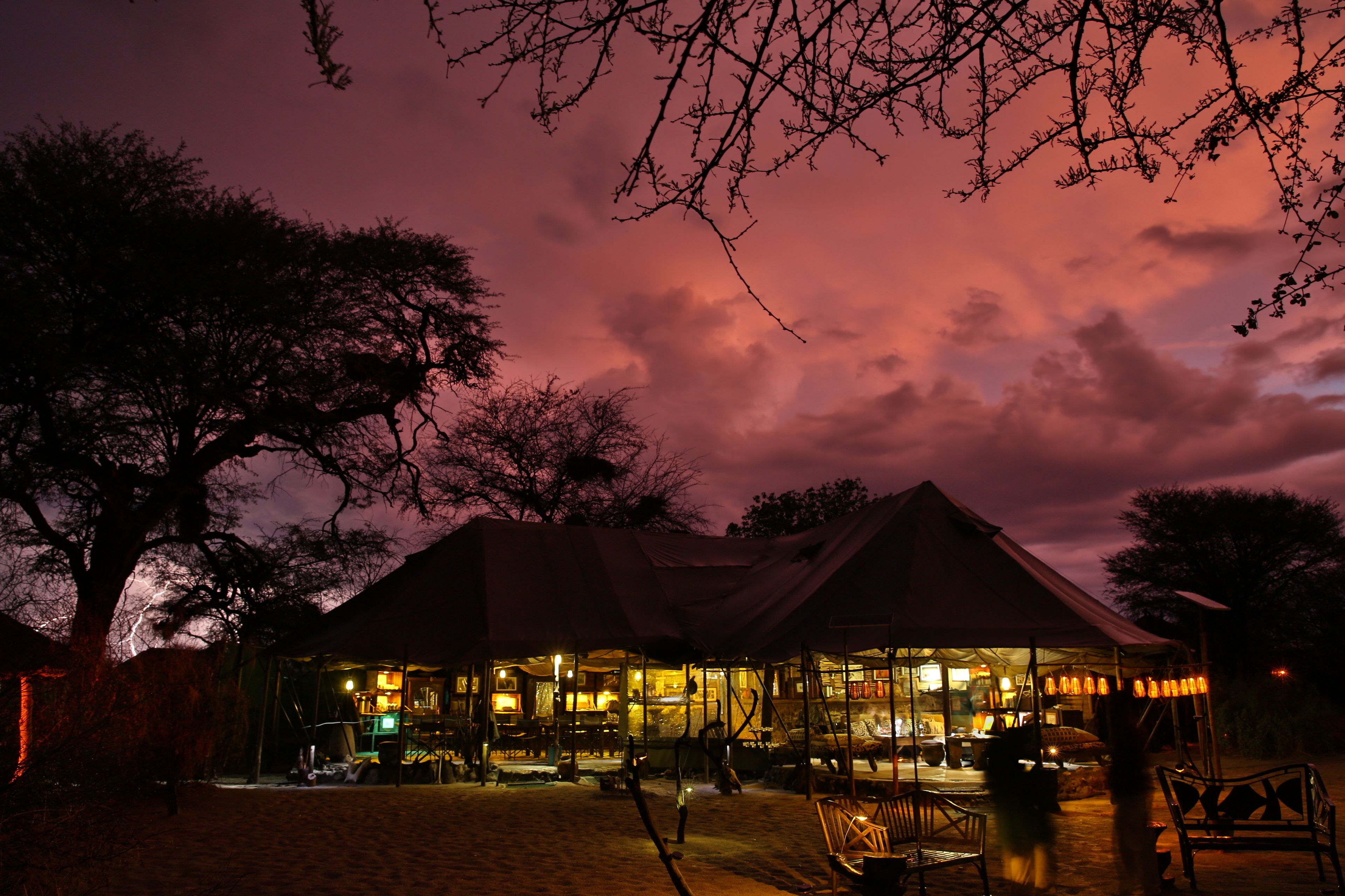 Front of property - evening/night