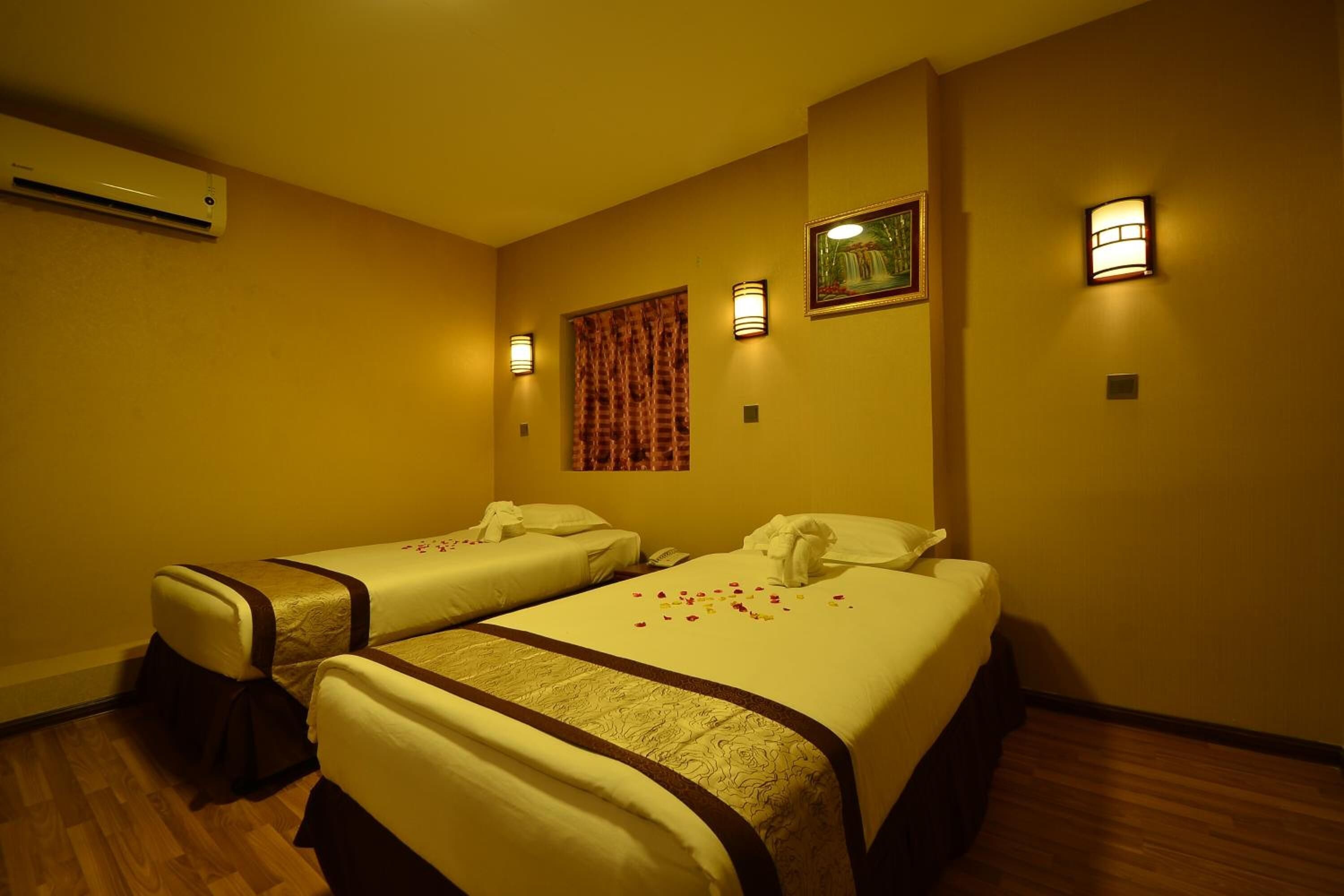 Minibar, in-room safe, desk, blackout curtains