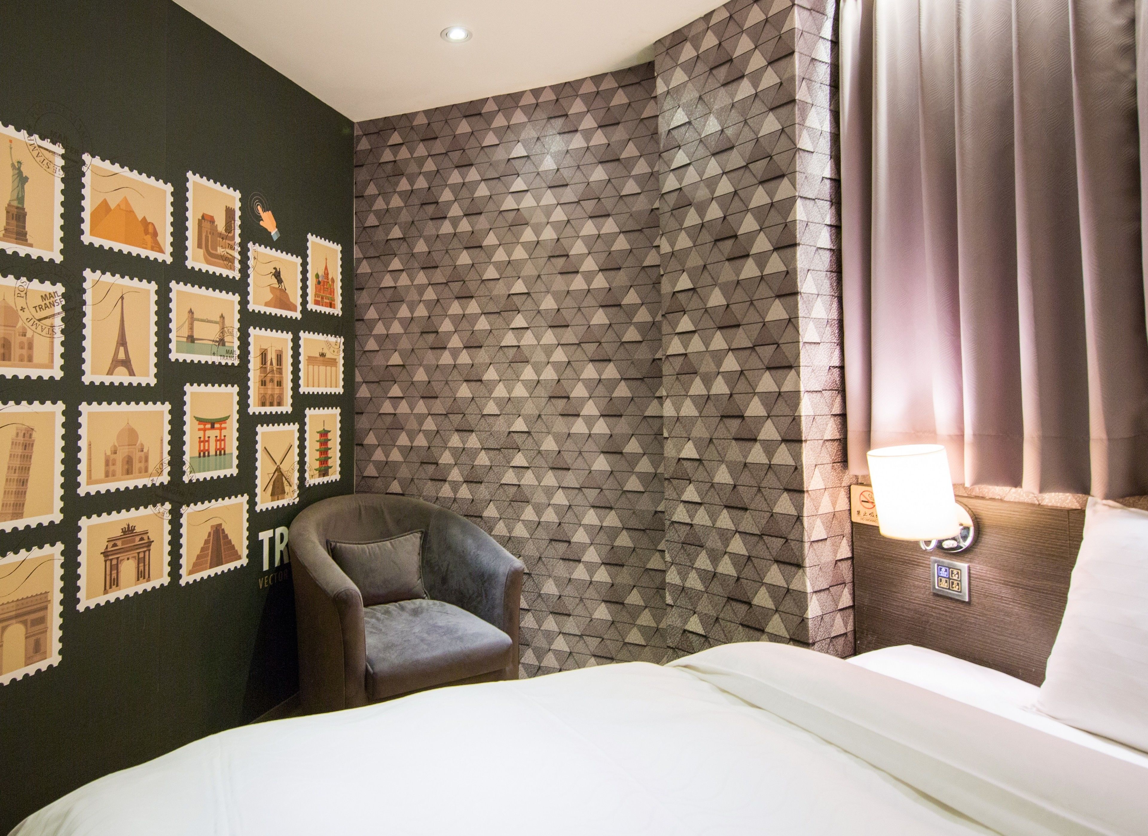 deluxe double room | premium bedding, desk, blackout curtains, free wifi