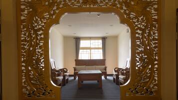 Sala de estar en el lobby