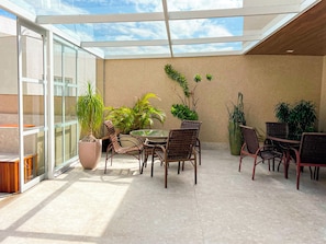 Terrasse sur le toit