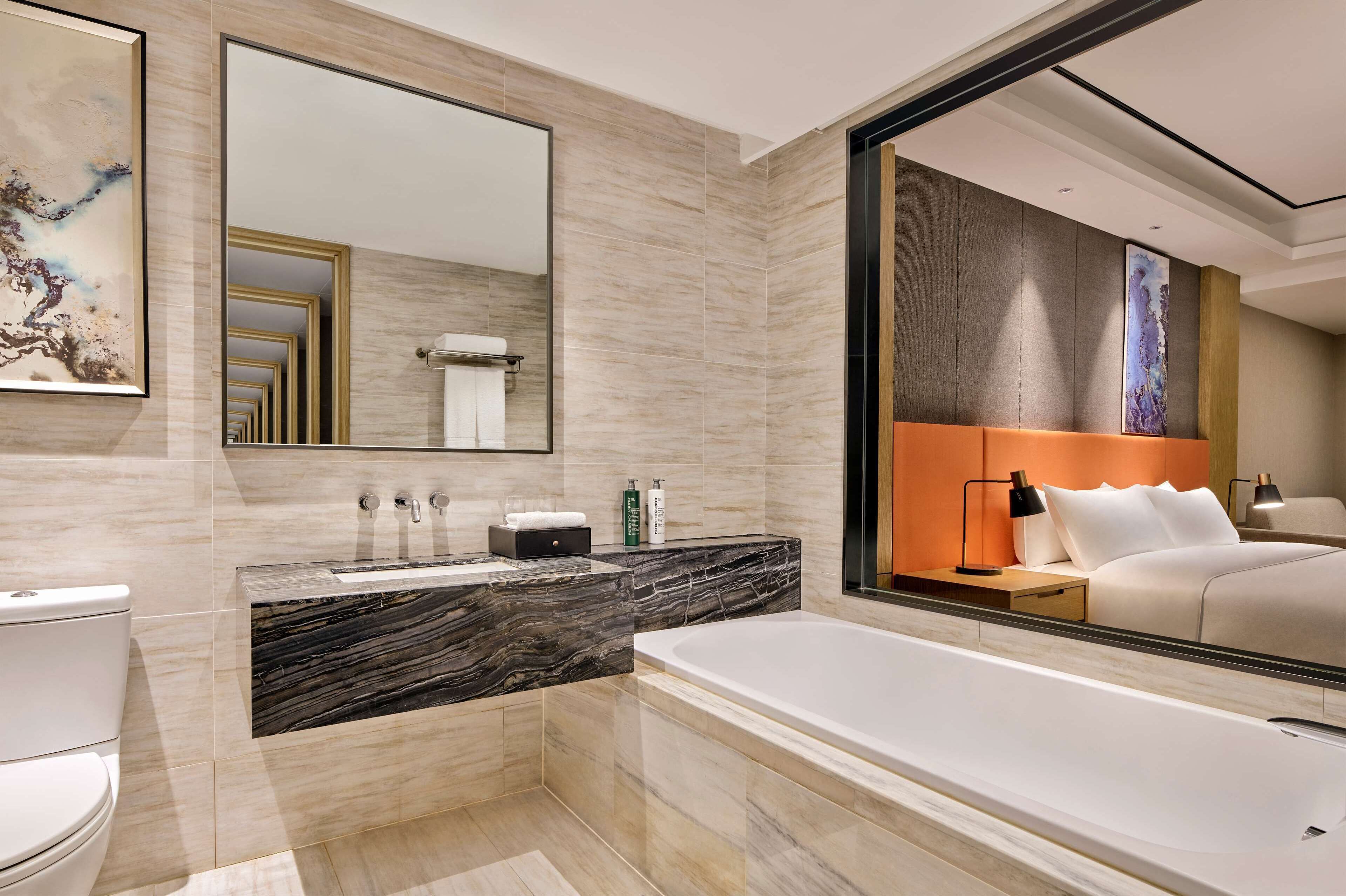 free toiletries, hair dryer, bathrobes, slippers