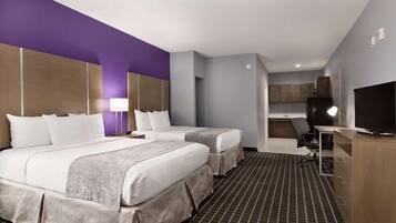 Tabla de planchar con plancha, cunas (de pago), camas supletorias