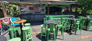 Poolside bar
