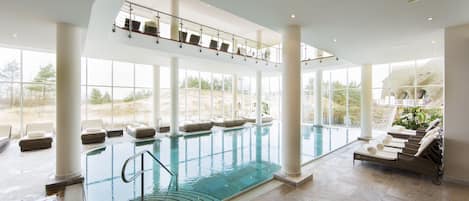 Sauna, steam room, body treatments, hydrotherapy, hot stone massages