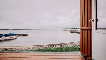 Premium Double Room, 2 Queen Beds, Refrigerator & Microwave, Lake View | Terrace/patio